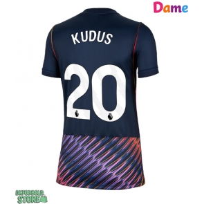 Tottenham Hotspur Mohammed Kudus #20 Replika Udebanetrøje Dame 2026-27 Kortærmet